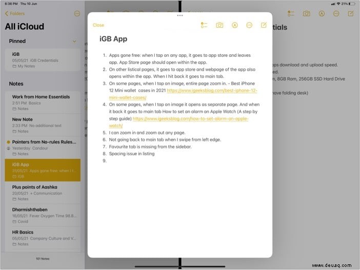 So funktioniert Multitasking auf dem iPad (iPadOS 15):Eine ultimative Anleitung 