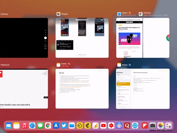 So funktioniert Multitasking auf dem iPad (iPadOS 15):Eine ultimative Anleitung 