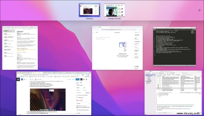 So teilen Sie den Bildschirm auf einem Mac:Ihr Leitfaden für Multitasking 