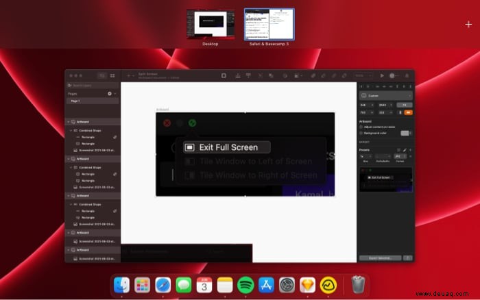 So teilen Sie den Bildschirm auf einem Mac:Ihr Leitfaden für Multitasking 