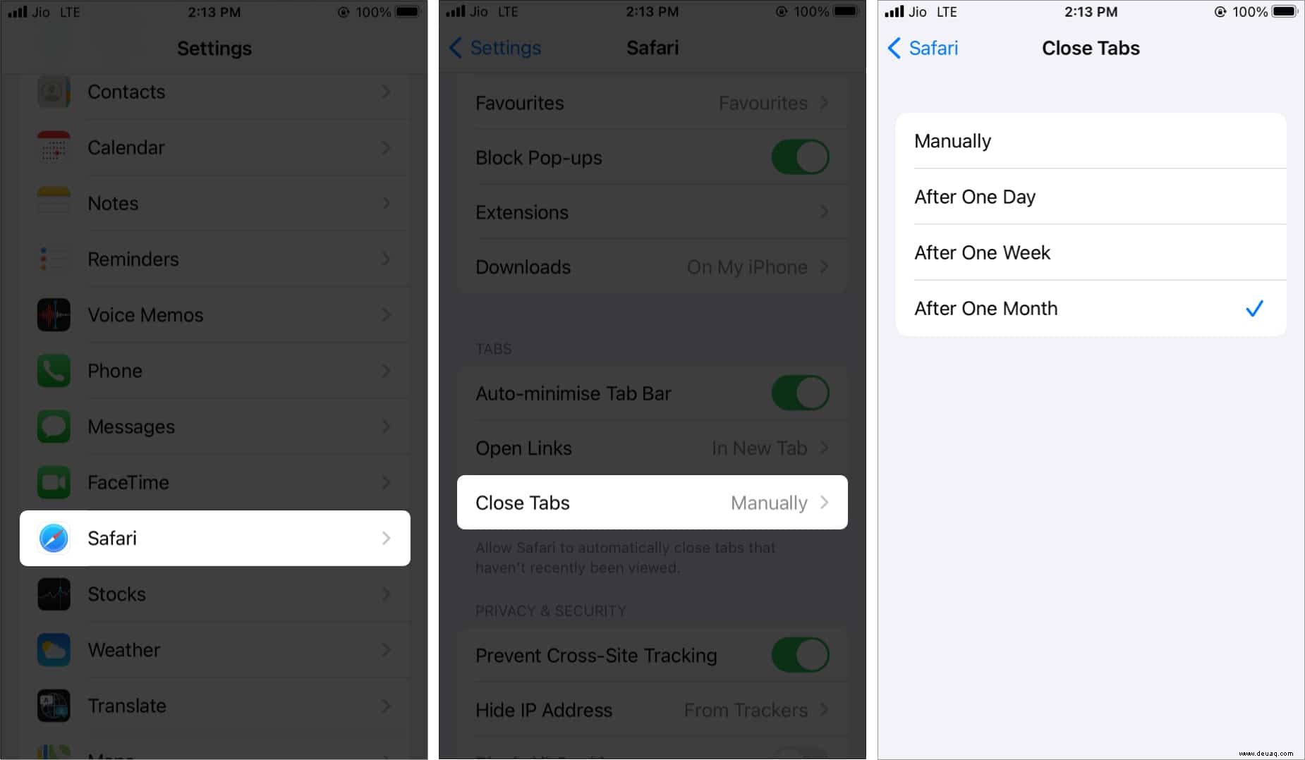 So schließen Sie alle Safari-Tabs gleichzeitig auf iPhone und iPad 
