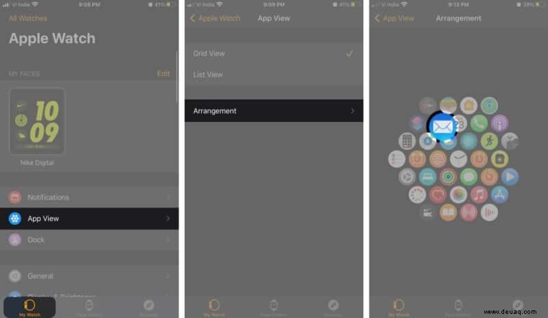 So ändern Sie das Layout der Apple Watch-App für mehr Benutzerfreundlichkeit und Produktivität 
