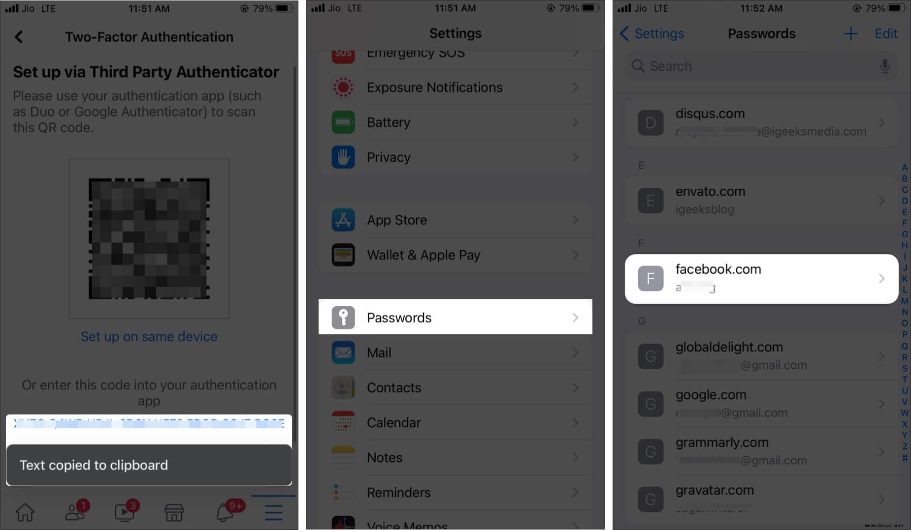 So verwenden Sie den in iOS 15 integrierten Passwortauthentifikator auf dem iPhone 