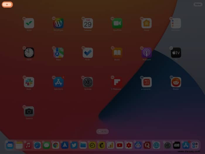 So fügen Sie Widgets auf dem iPad hinzu und verwenden sie (iPadOS 15) 