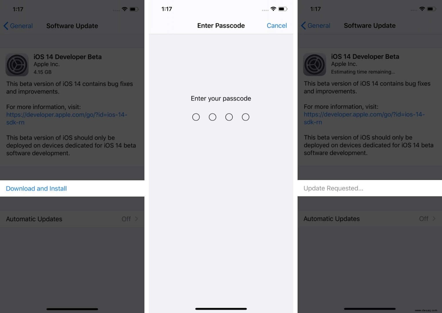 So laden Sie iOS 14.7 Developer Beta 5 auf das iPhone herunter 