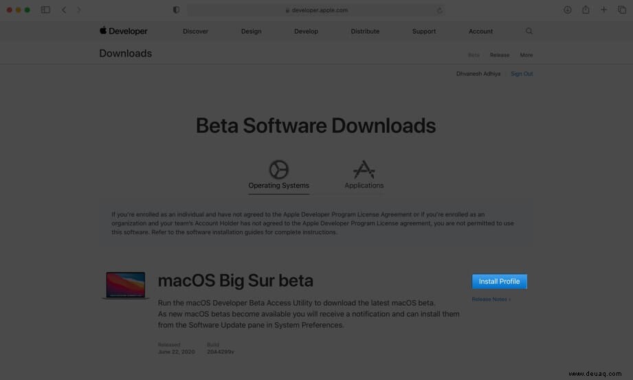 So laden Sie macOS Big Sur 11.5 Beta 5 auf einen Mac herunter 