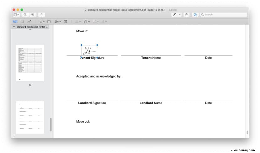 So signieren Sie ein Dokument auf iPhone, iPad und Mac 