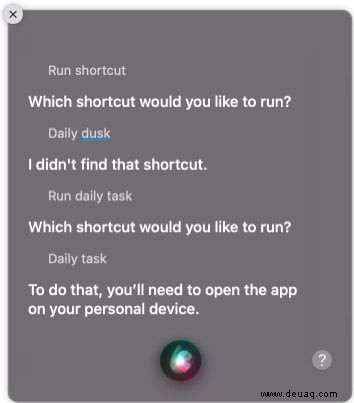 So verwenden Sie die Shortcuts-App von Apple in macOS Monterey 