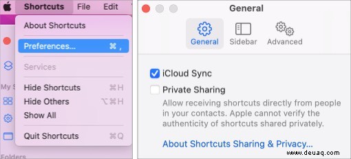 So verwenden Sie die Shortcuts-App von Apple in macOS Monterey 