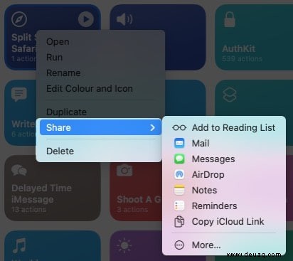 So verwenden Sie die Shortcuts-App von Apple in macOS Monterey 