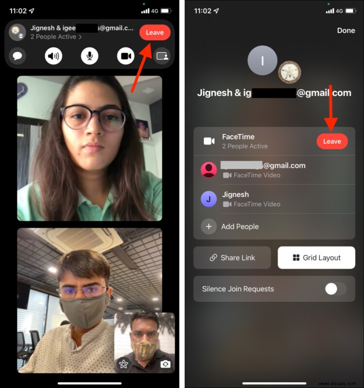 So gruppieren Sie FaceTime auf iPhone und iPad 