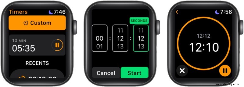 So stellen Sie einen Timer auf der Apple Watch ein:Eine Kurzanleitung 