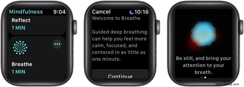 watchOS 8:So verwenden Sie die Mindfulness-App auf der Apple Watch 