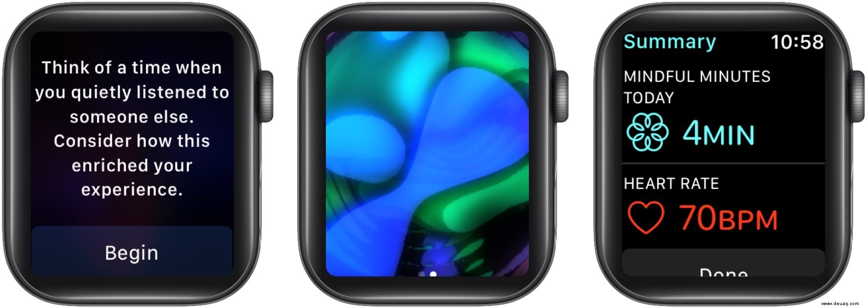 watchOS 8:So verwenden Sie die Mindfulness-App auf der Apple Watch 