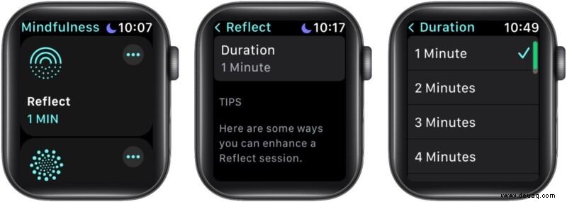 watchOS 8:So verwenden Sie die Mindfulness-App auf der Apple Watch 