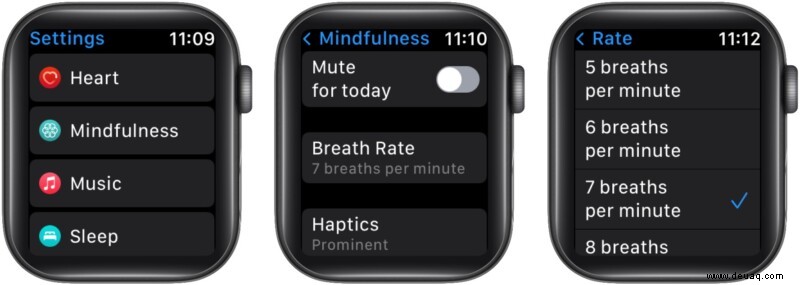 watchOS 8:So verwenden Sie die Mindfulness-App auf der Apple Watch 