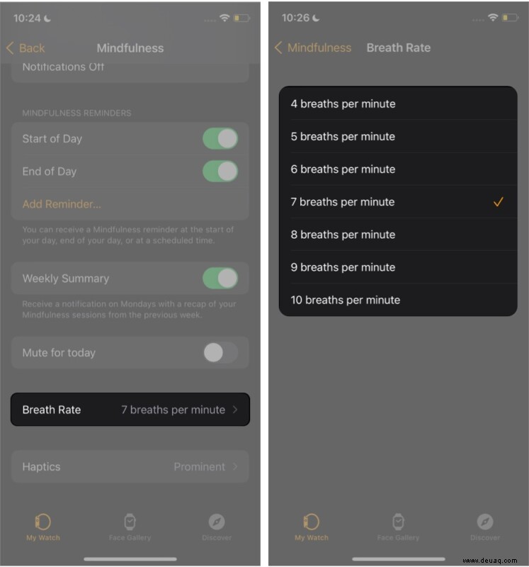 watchOS 8:So verwenden Sie die Mindfulness-App auf der Apple Watch 