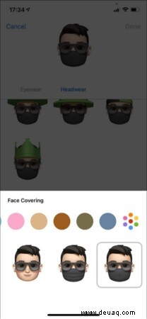 So ändern Sie die Farbe Ihres Memoji-Shirts auf iPhone und iPad 
