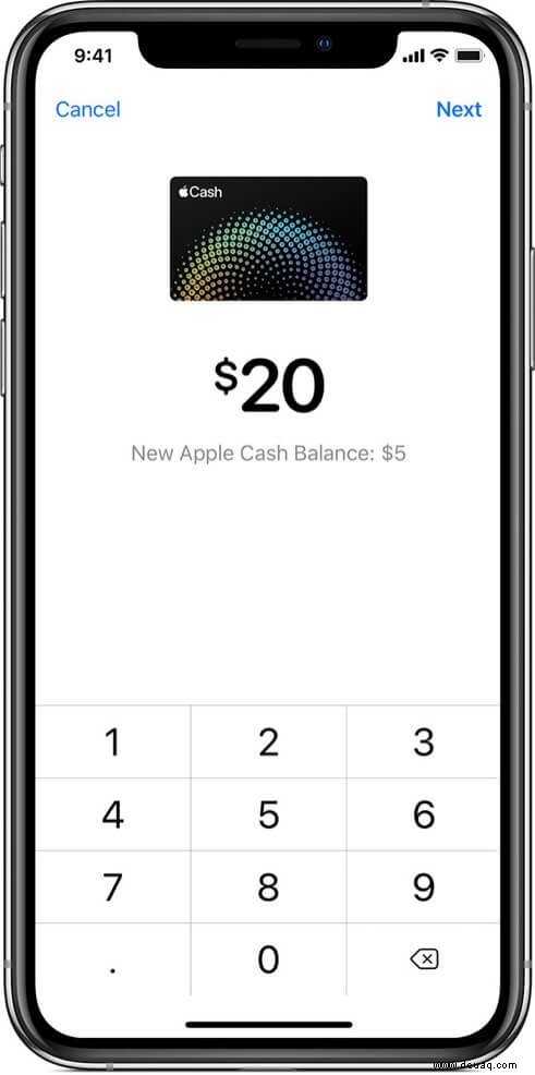 So überweisen Sie Apple Cash auf ein Bankkonto oder eine Debitkarte 