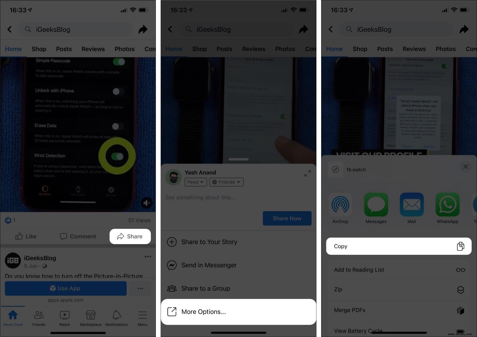So laden Sie Facebook-Videos auf iPhone, iPad und Mac herunter 