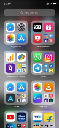So organisieren Sie iPhone-Apps in iOS 15/14 