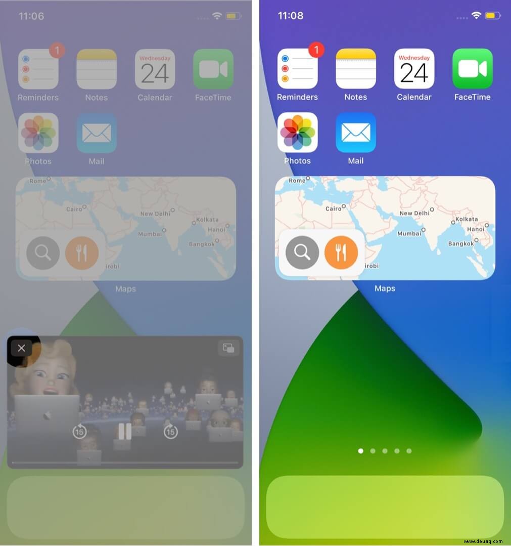 So verwenden Sie den Bild-in-Bild-Modus auf dem iPhone (iOS 14/15 aktualisiert) 