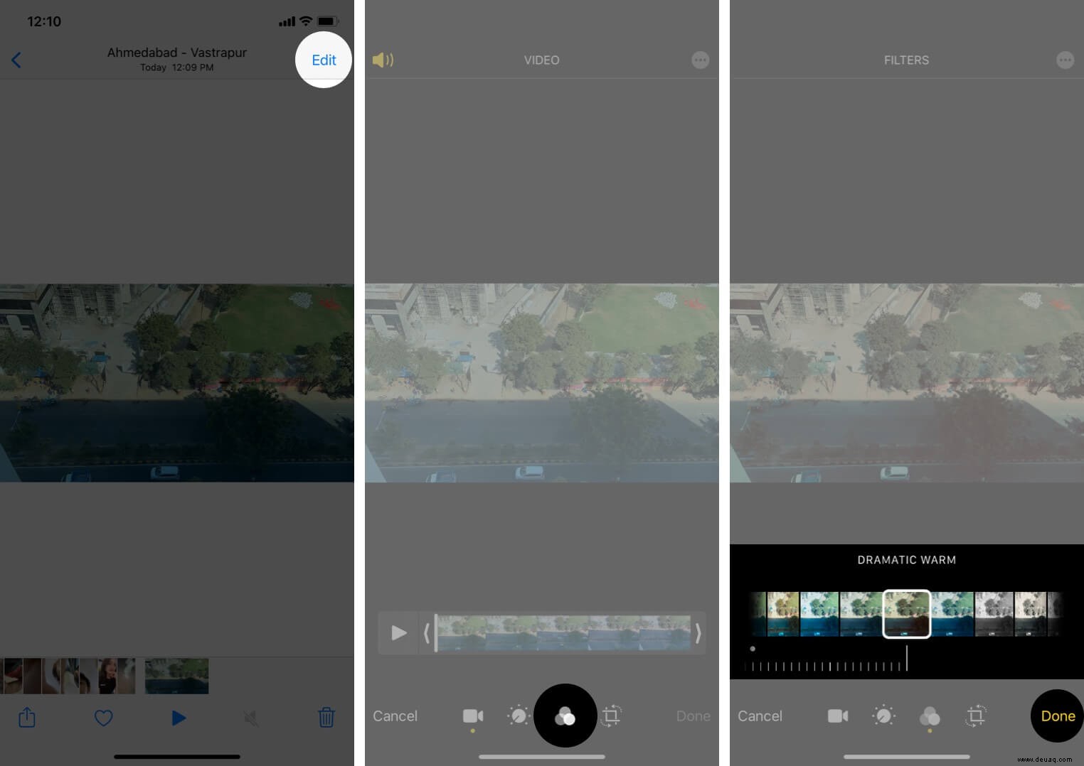 So fügen Sie Filter zu Videos auf dem iPhone oder iPad in iOS 15/14 hinzu 