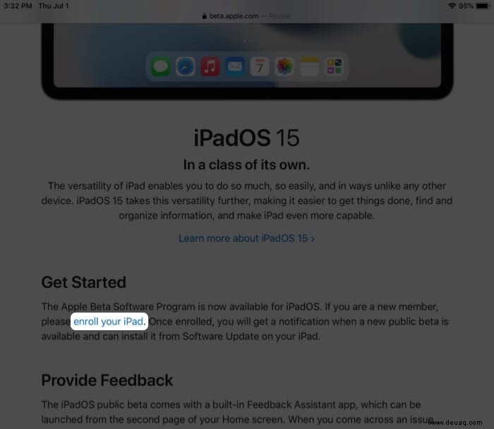 So laden Sie iPadOS 15 Public Beta 8 herunter und installieren es 