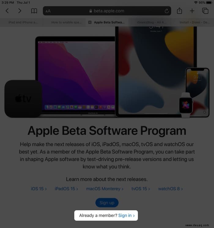 So laden Sie iPadOS 15 Public Beta 8 herunter und installieren es 