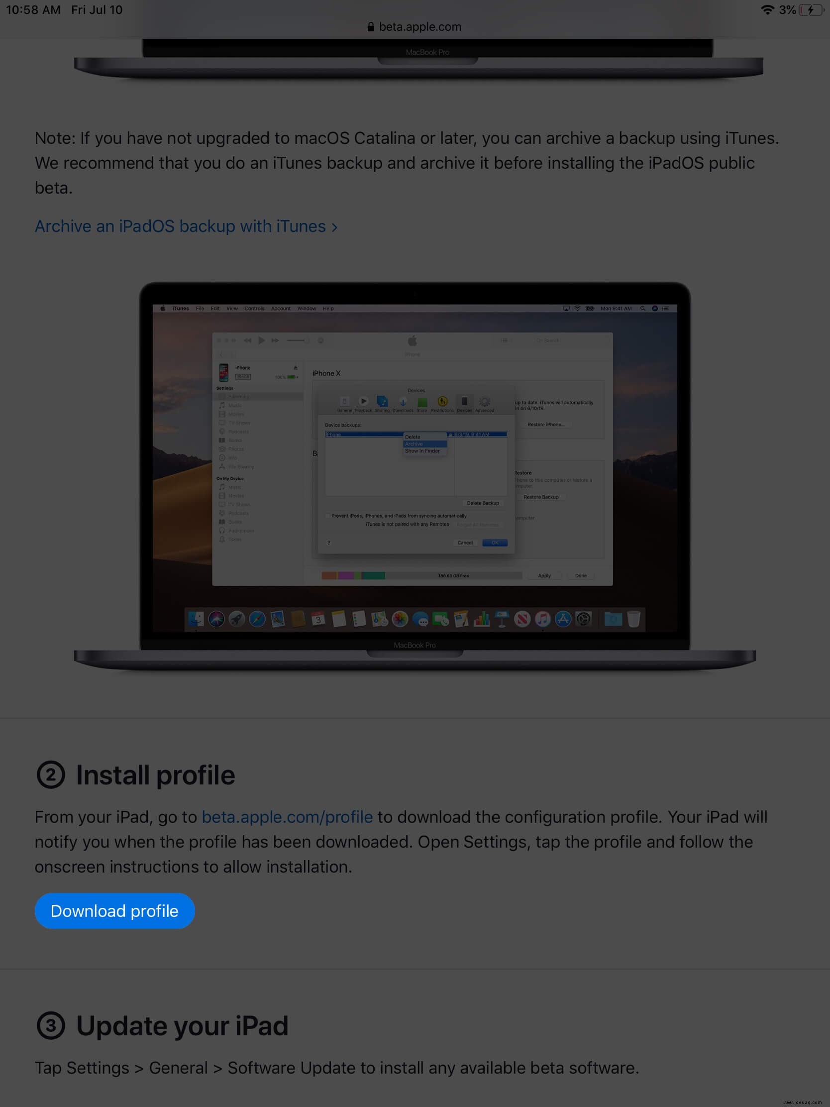 So laden Sie iPadOS 15 Public Beta 8 herunter und installieren es 