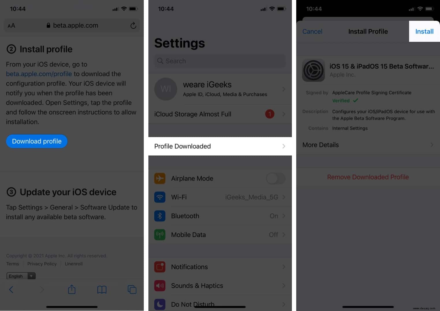 So laden Sie iOS 15 Public Beta 8 herunter und installieren es auf dem iPhone 