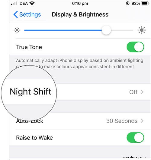 So aktivieren und planen Sie Night Shift auf dem iPhone 