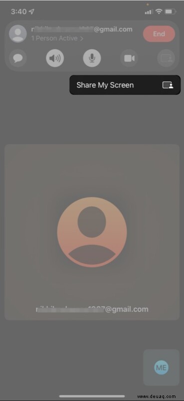 So verwenden Sie SharePlay auf FaceTime in iOS 15 auf dem iPhone 