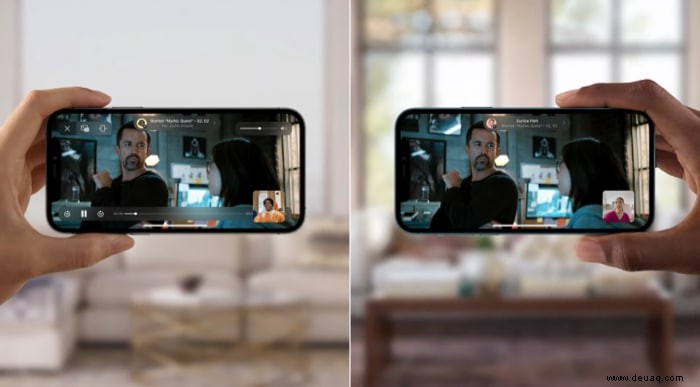 So verwenden Sie SharePlay auf FaceTime in iOS 15 auf dem iPhone 