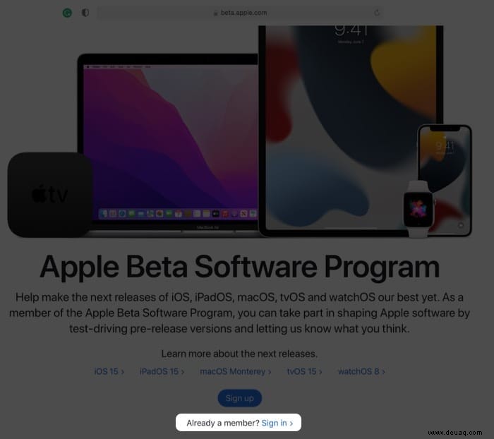 So laden Sie macOS Monterey Public Beta 7 auf Ihren Mac herunter 