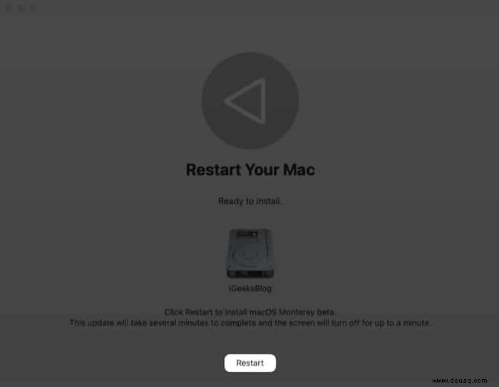 So laden Sie macOS Monterey Public Beta 7 auf Ihren Mac herunter 