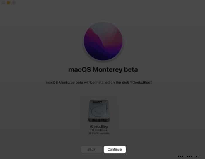 So laden Sie macOS Monterey Public Beta 7 auf Ihren Mac herunter 