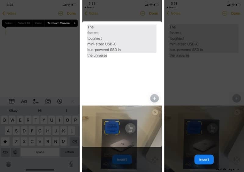 So verwenden Sie Live-Text in iOS 15 und iPadOS 15 