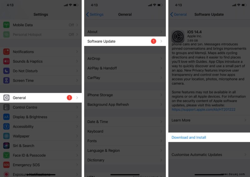 Können Apps auf iPhone oder iPad in iOS 15 nicht aktualisiert werden? Wie man es repariert 