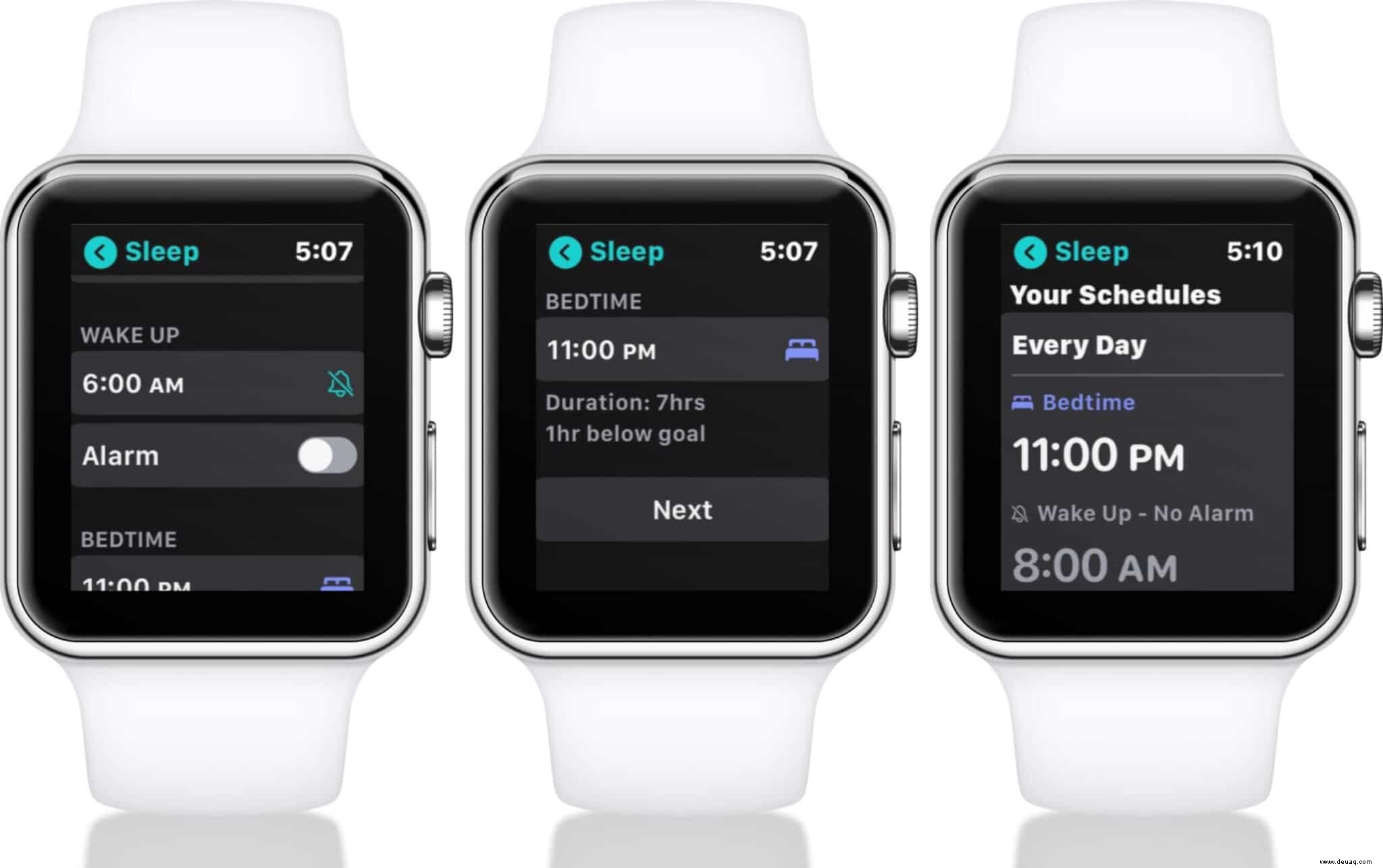 So verwenden Sie die Schlafverfolgung auf der Apple Watch in watchOS 8 