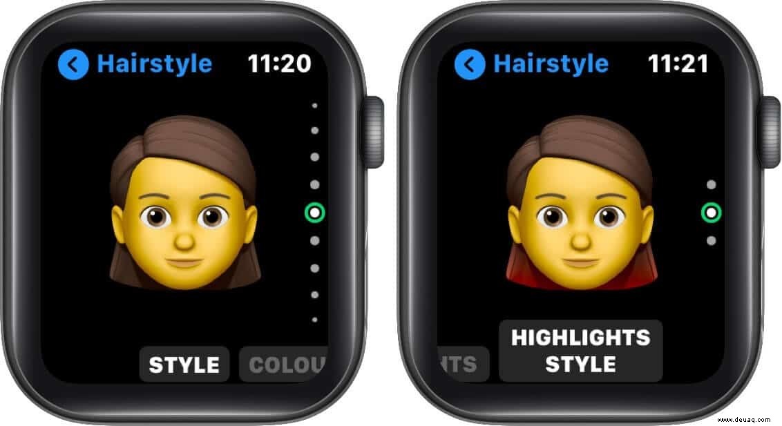 So verwenden Sie Memoji auf der Apple Watch in watchOS 8 