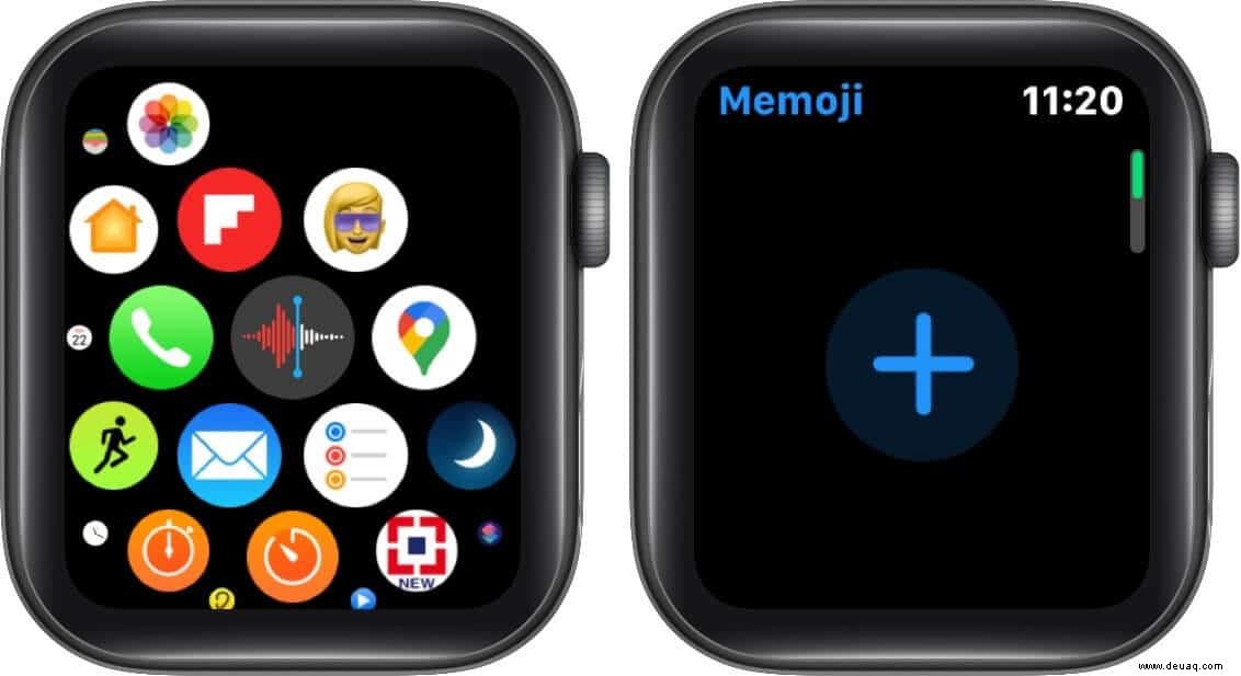 So verwenden Sie Memoji auf der Apple Watch in watchOS 8 