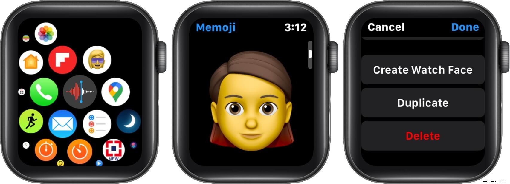 So verwenden Sie Memoji auf der Apple Watch in watchOS 8 