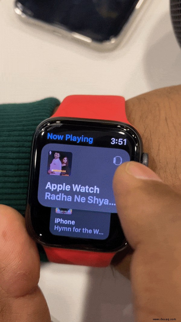 So verwenden Sie AirPlay auf der Apple Watch mit watchOS 8 