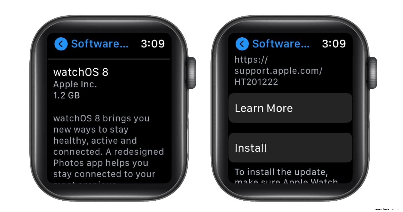 watchOS 8:So aktualisieren Sie Software direkt auf der Apple Watch 