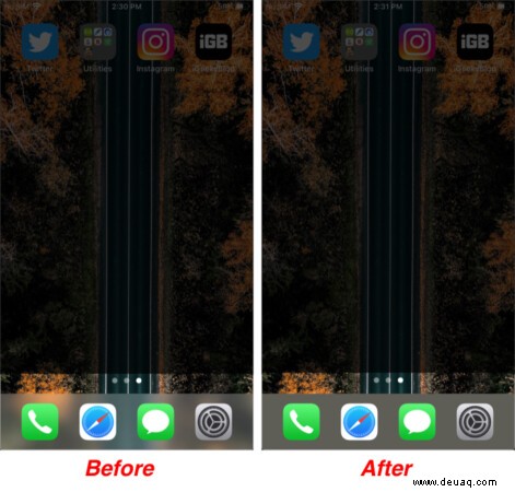 So ändern Sie die Dock-Farbe auf dem iPhone oder iPad (iOS 15 aktualisiert) 