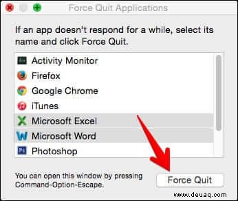 Die App ist auf dem Mac hängen geblieben? So erzwingen Sie das Beenden von Apps auf dem Mac 