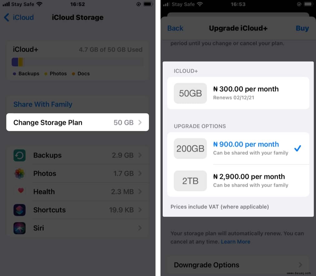 So aktualisieren Sie Ihr iCloud-Konto von jedem Gerät aus auf iCloud+ 