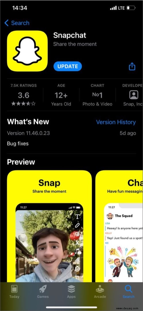 Snapchat stürzt ständig auf dem iPhone ab? 6 Einfache Lösungen 