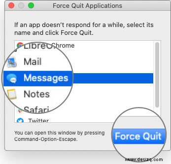 So beheben Sie, dass iMessage auf dem Mac nicht funktioniert 